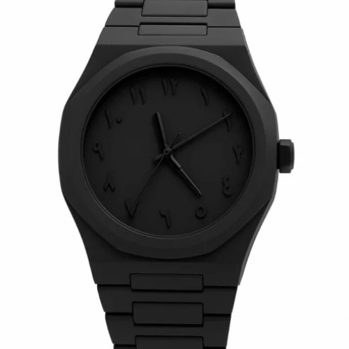 Black Aura Strap Watch