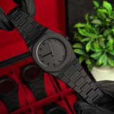 Black Aura Strap Watch
