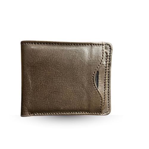 Elegant E-Slot Leather Purse for Men
