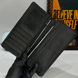 Long Leather Travel Wallet